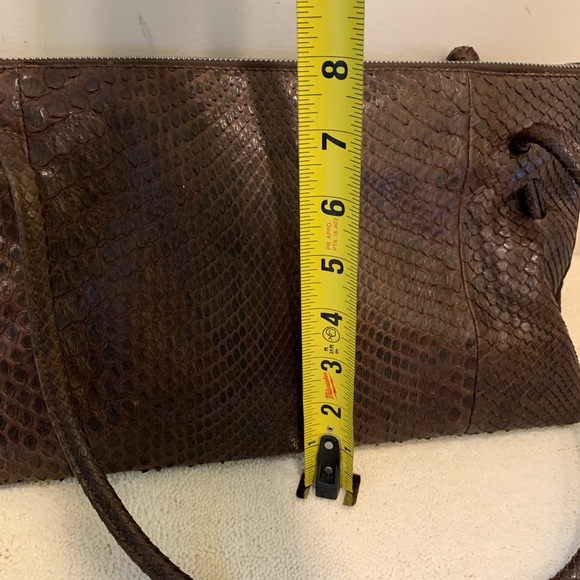 Georgio Armani Snakeskin Purse - women’s shoulder bag - Picture 9 of 12